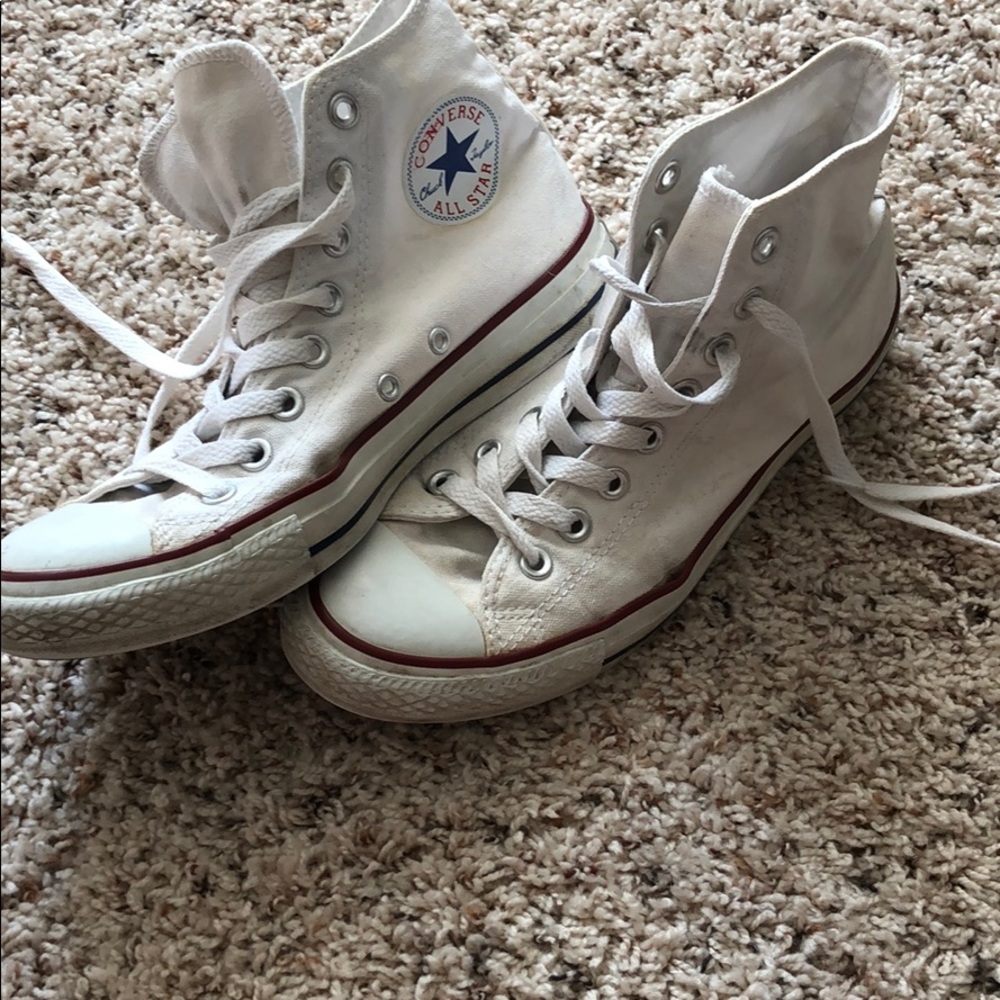 White high top converse